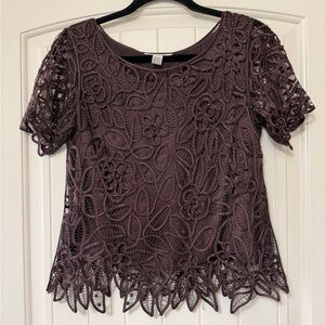 Silken Poetry/Soulmates 100% silk with beading,lace top and high waisted skirt.